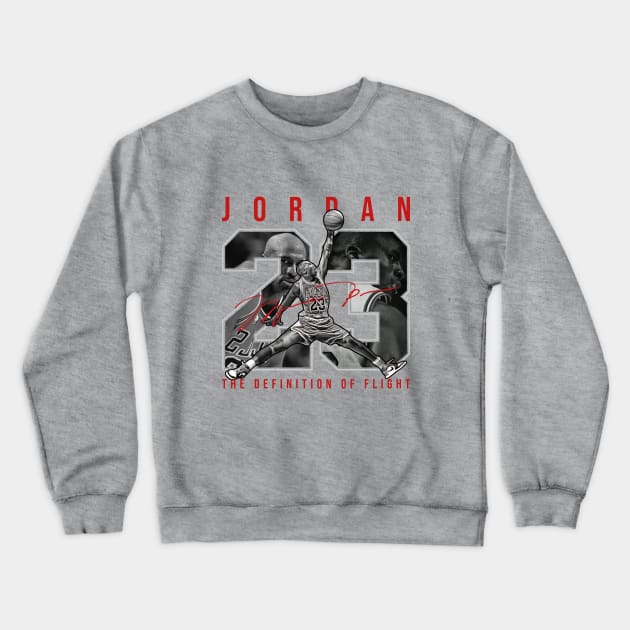 Michael Jordan 23 Crewneck Sweatshirt by ManulaCo